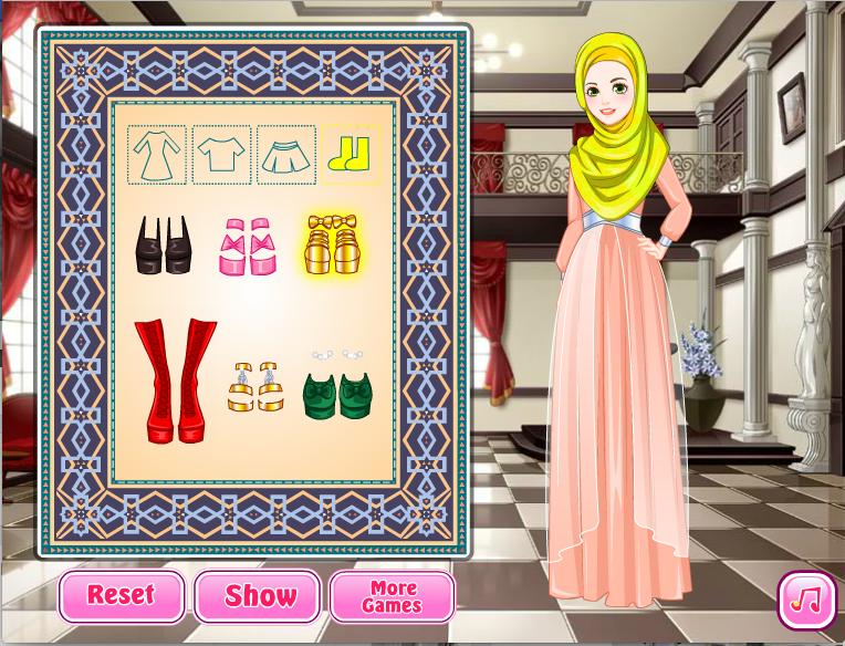 Dress Up Games veiled Makeup