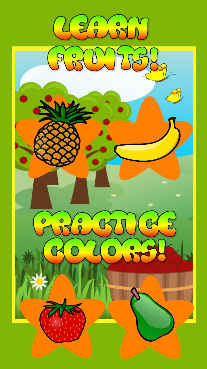 Fruit Game For Kids Color App