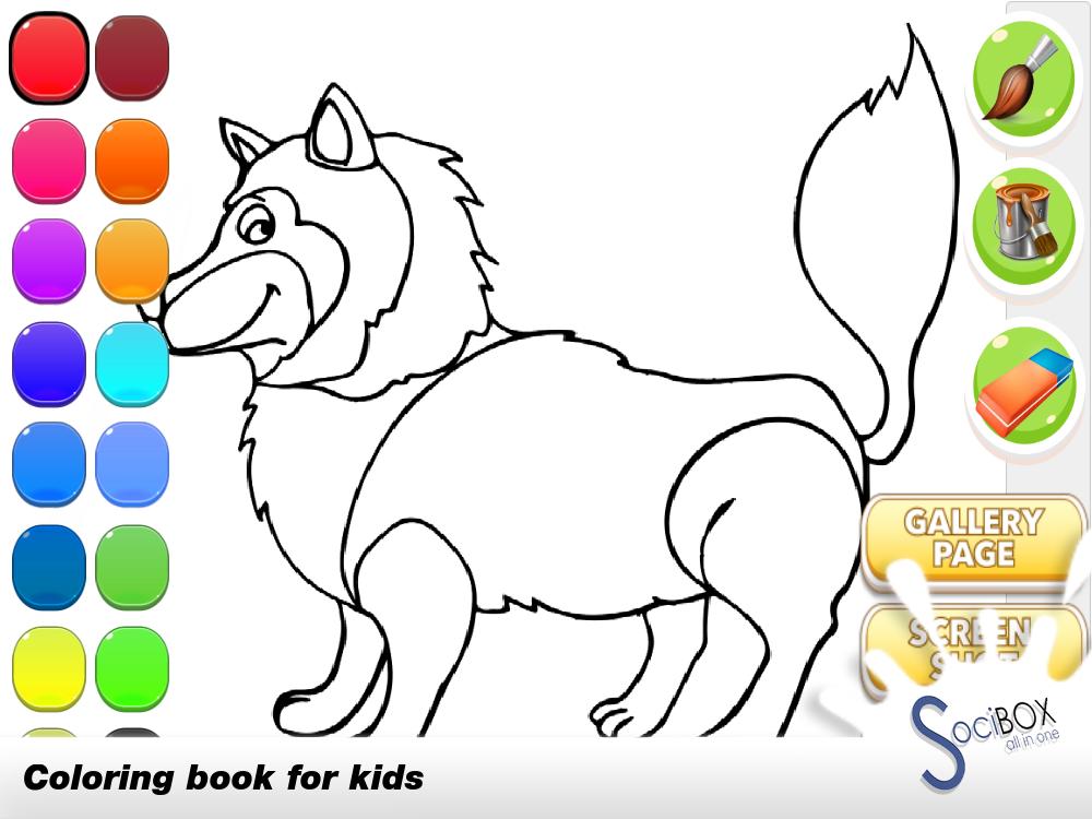 Fox Coloring Book