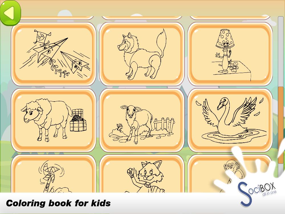 Fox Coloring Book