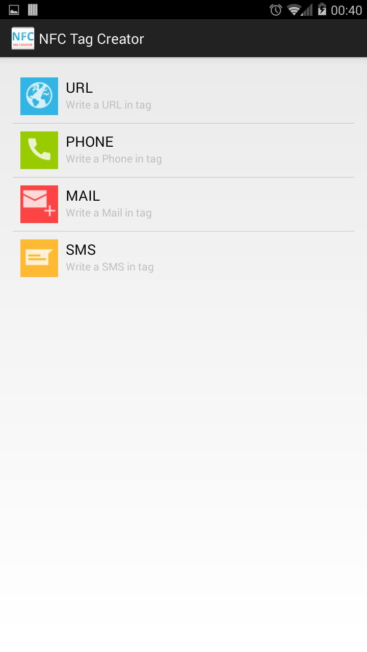 NFC Tag Creator
