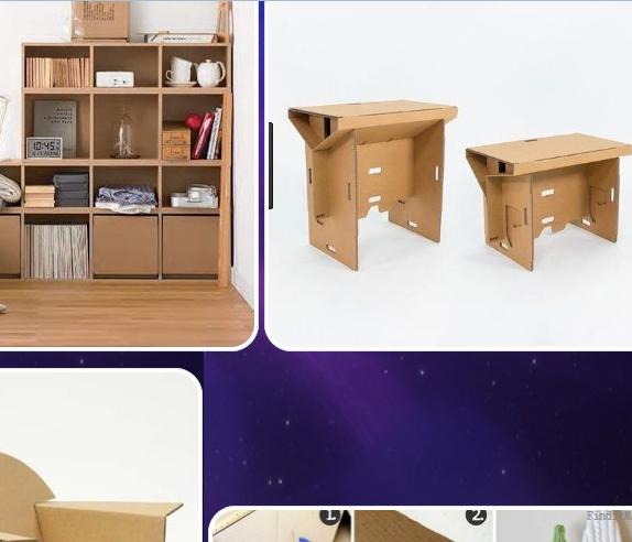 The Idea of Cardboard Handicraft
