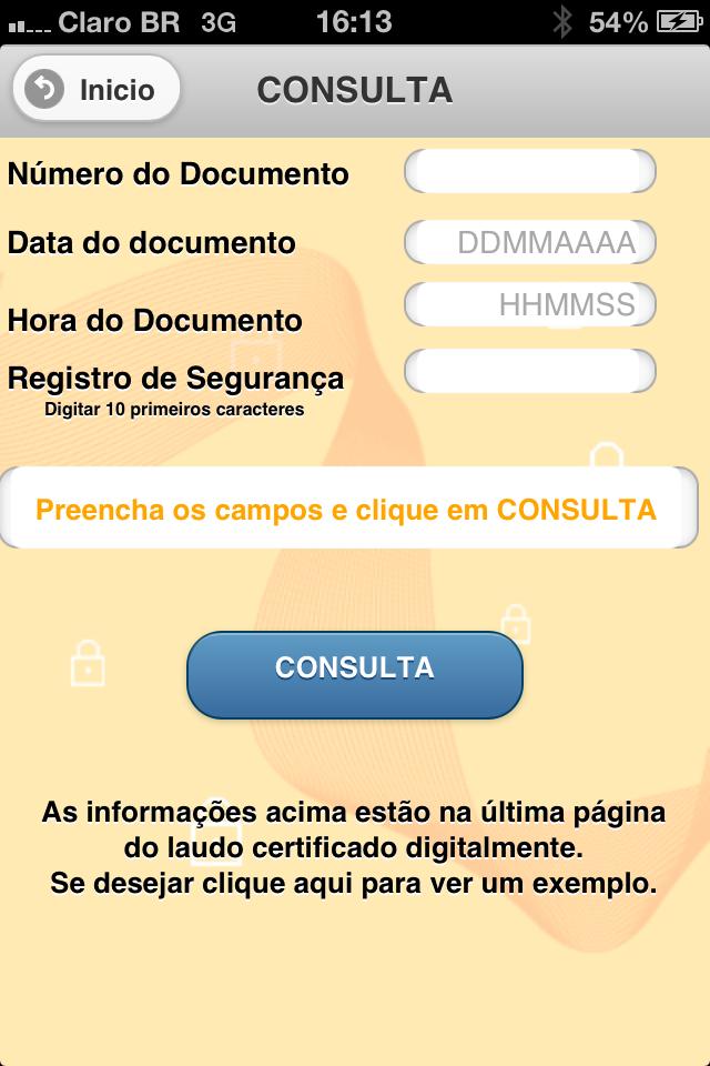Laudo Certificado