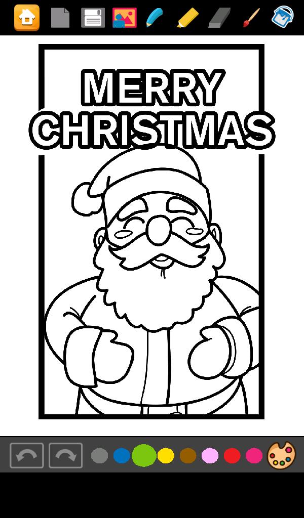 Coloring Christmas Cards