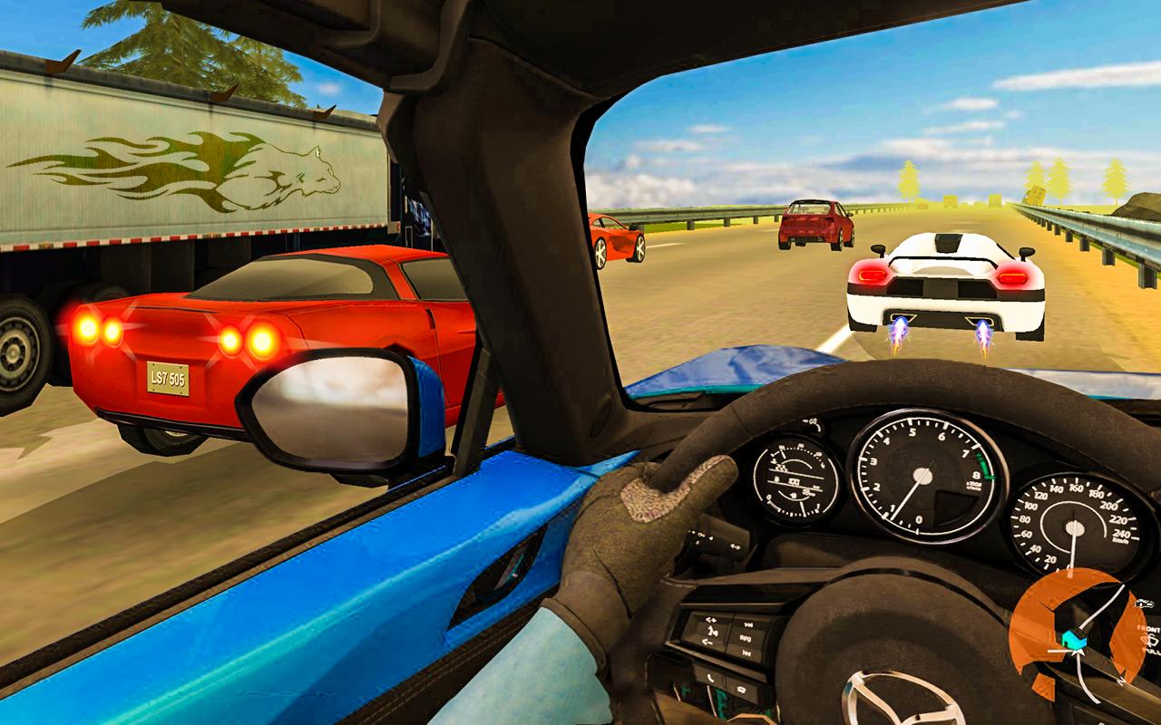 Extreme Car racing Rush Simula