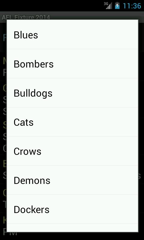 AFL Fixture 2025