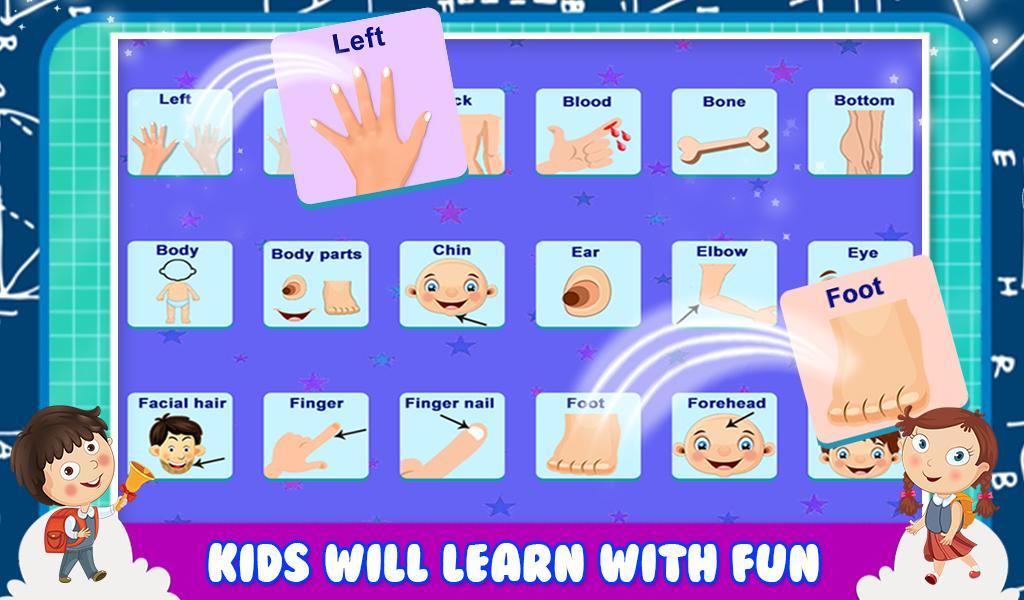 Baby Learning Human Body Parts