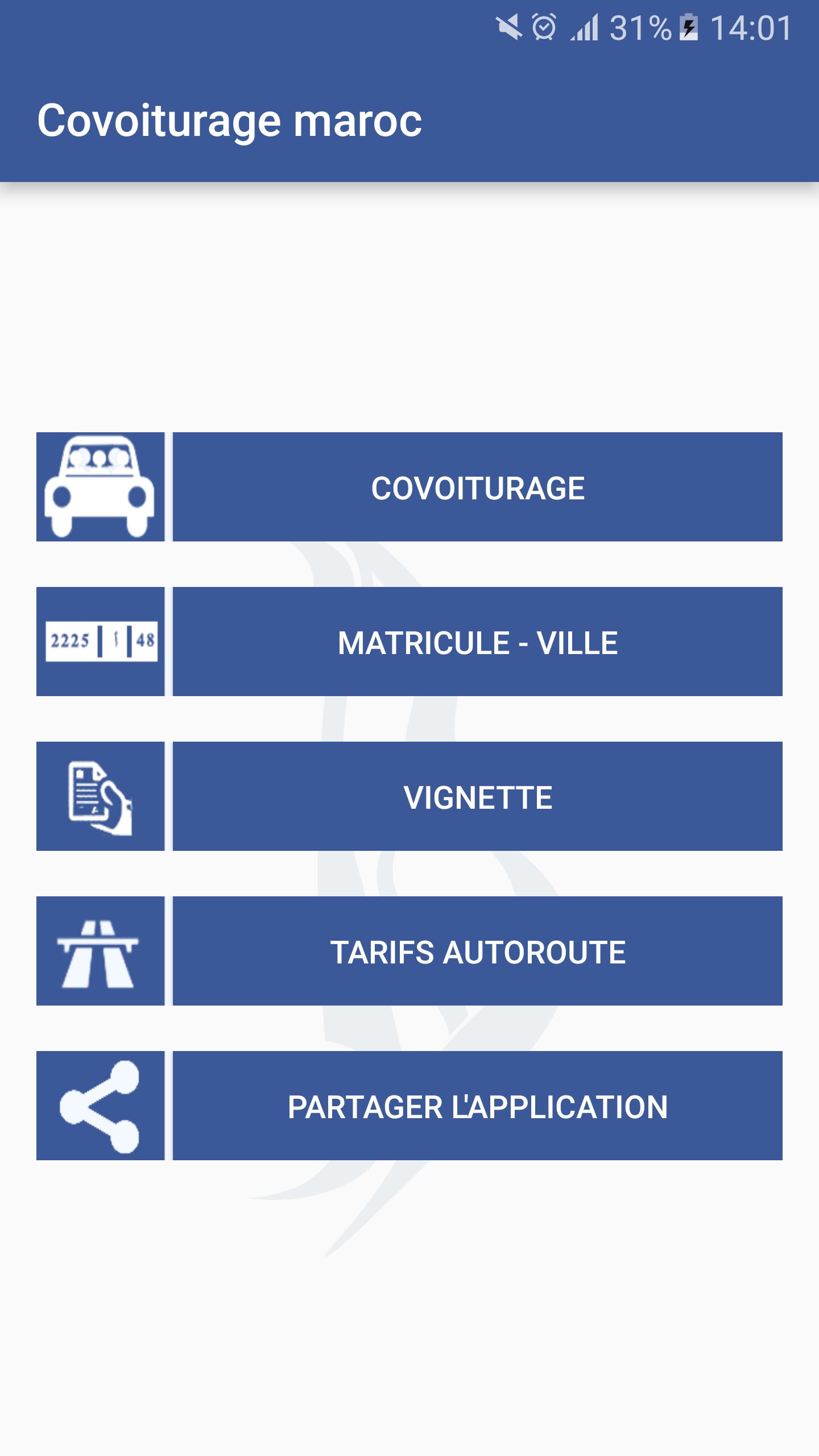 Covoiturage maroc