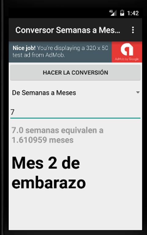 Conversor de Semanas a Meses de Embarazo