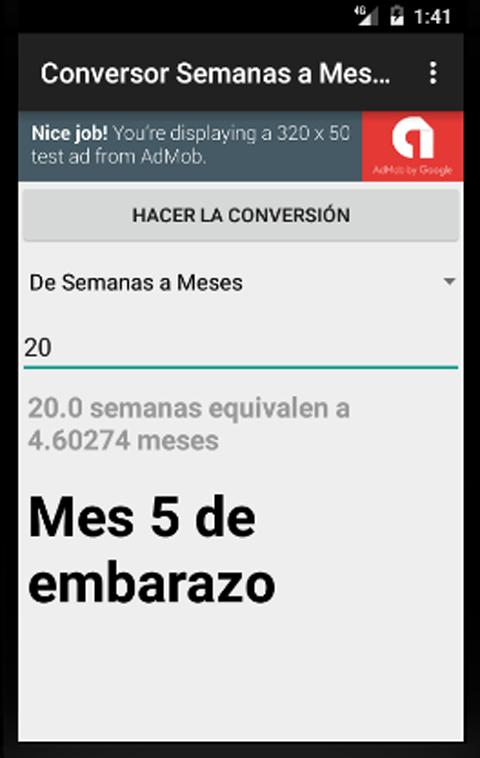 Conversor de Semanas a Meses de Embarazo