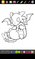 Dragons Coloring Games