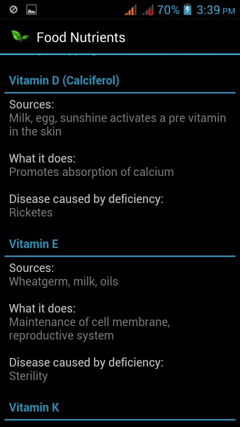 Food Nutrients