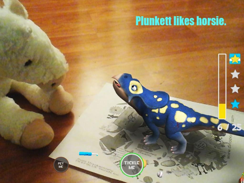 DINO ON MY DESK AR