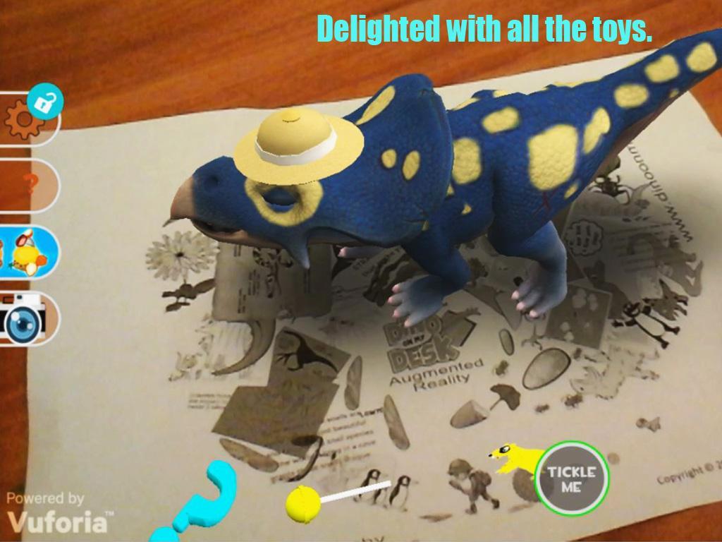 DINO ON MY DESK AR