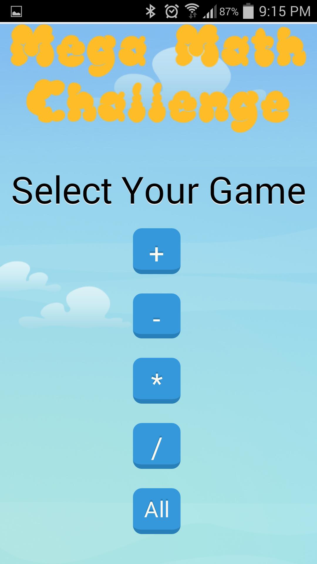 Mega Math Challenge