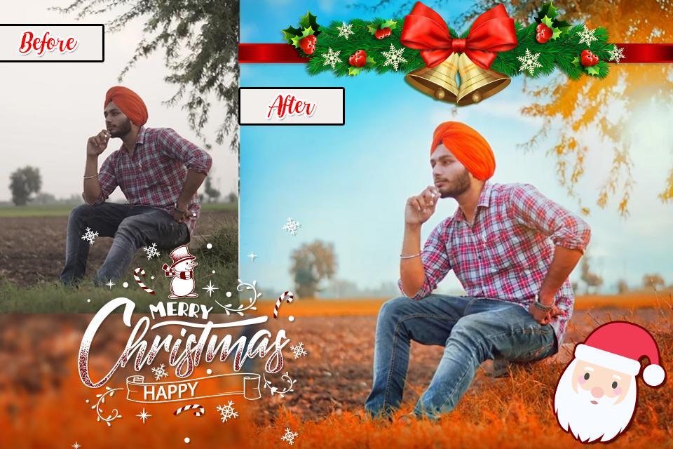 Christmas Photo Editor 2018