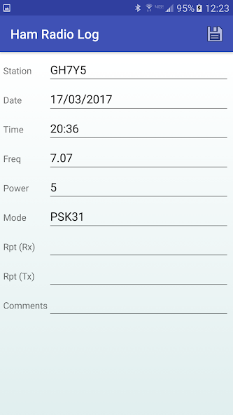 Ham Radio Log