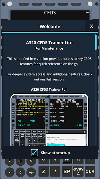 A320 CFDS Maintenance Trainer