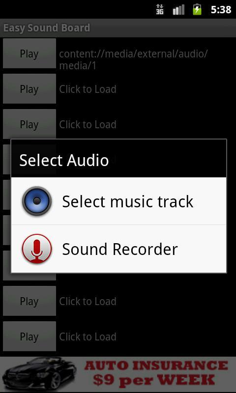 Easy Sound Board