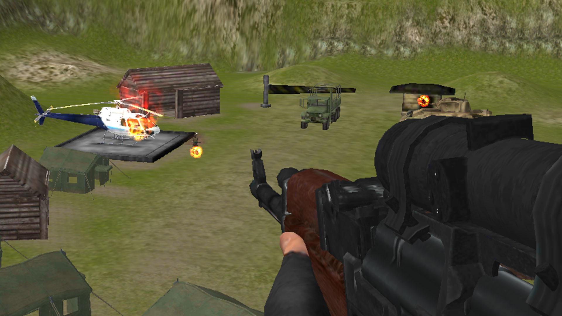 American Army Sniper Shooter