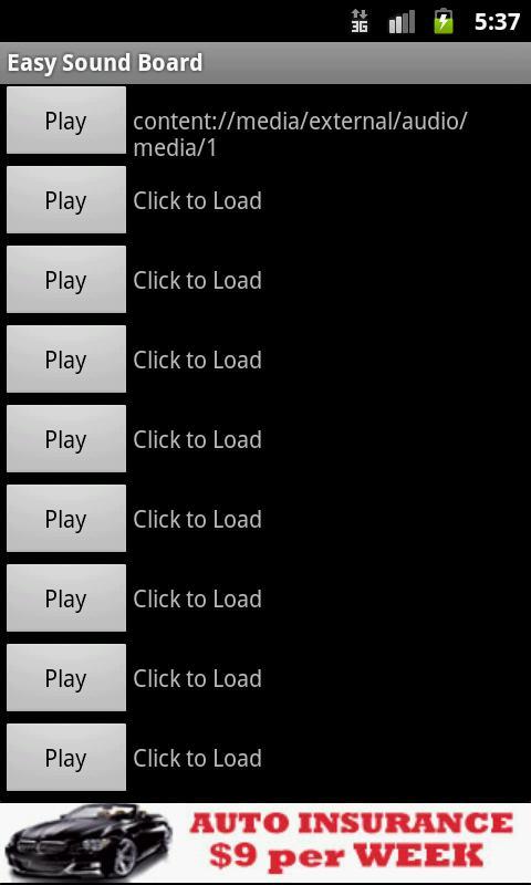 Easy Sound Board