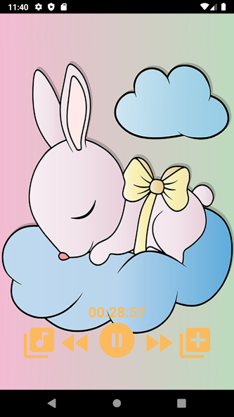 Sound to children sleep