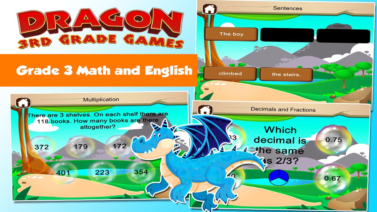 3rd Grade Dragon Kids Games