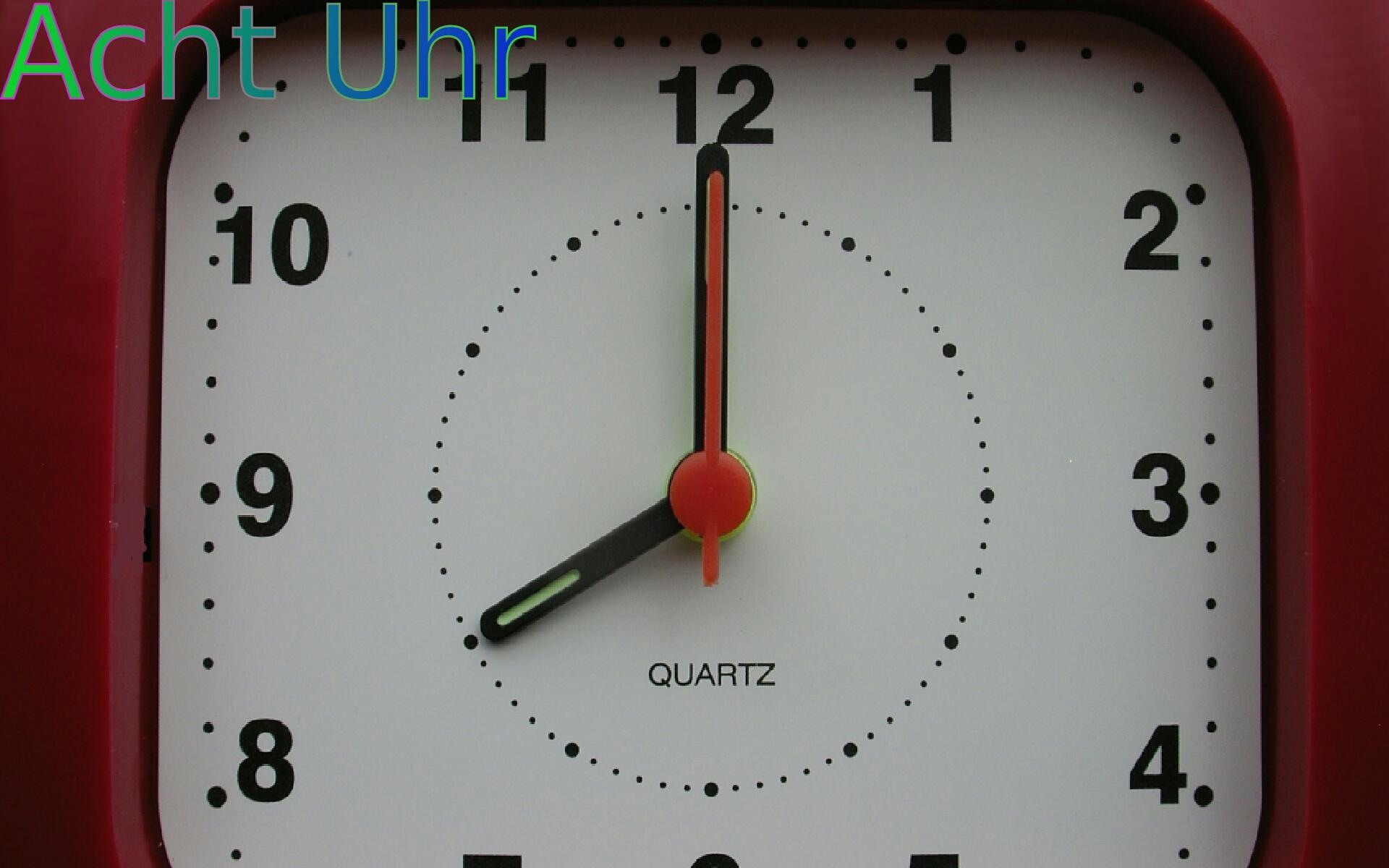 Tell The Time In German 1