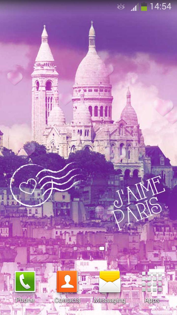 Romantic Paris Live Wallpaper