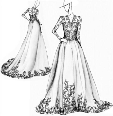 Dress Design Sketches