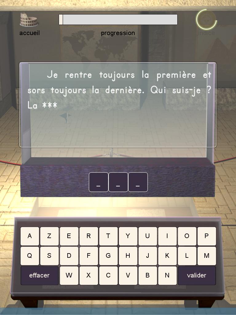 Le mot manquant