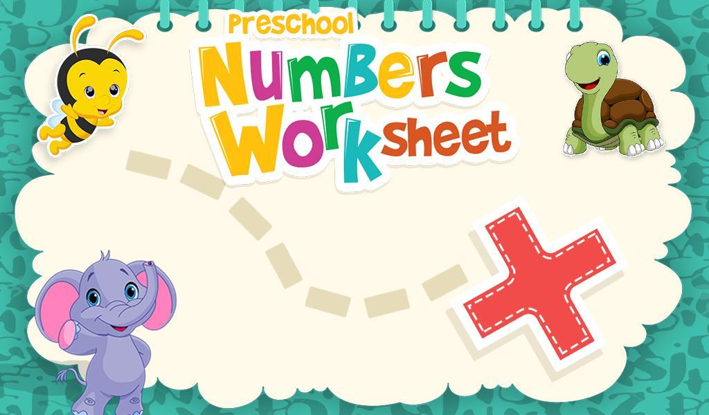 Preschool Numbers Worksheet