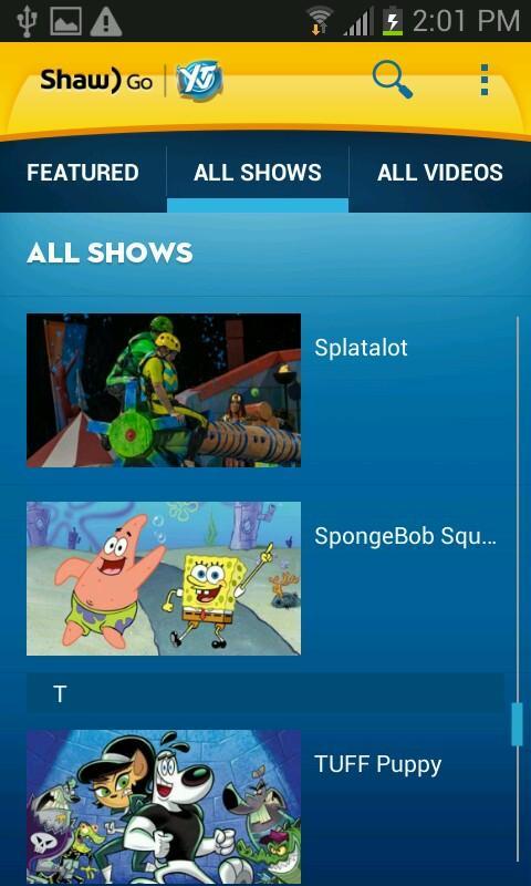 Shaw Go YTV