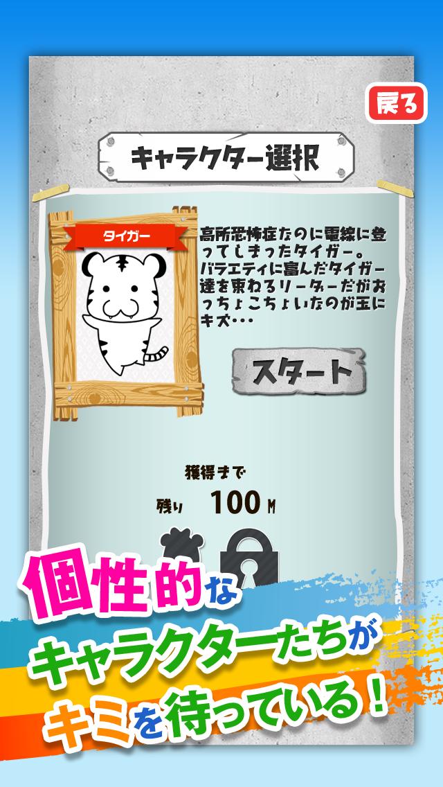 The isolated balance tiger