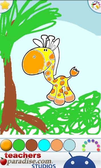 Jungle Animals Coloring Book