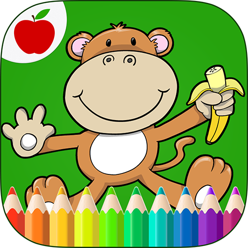 Jungle Animals Coloring Book