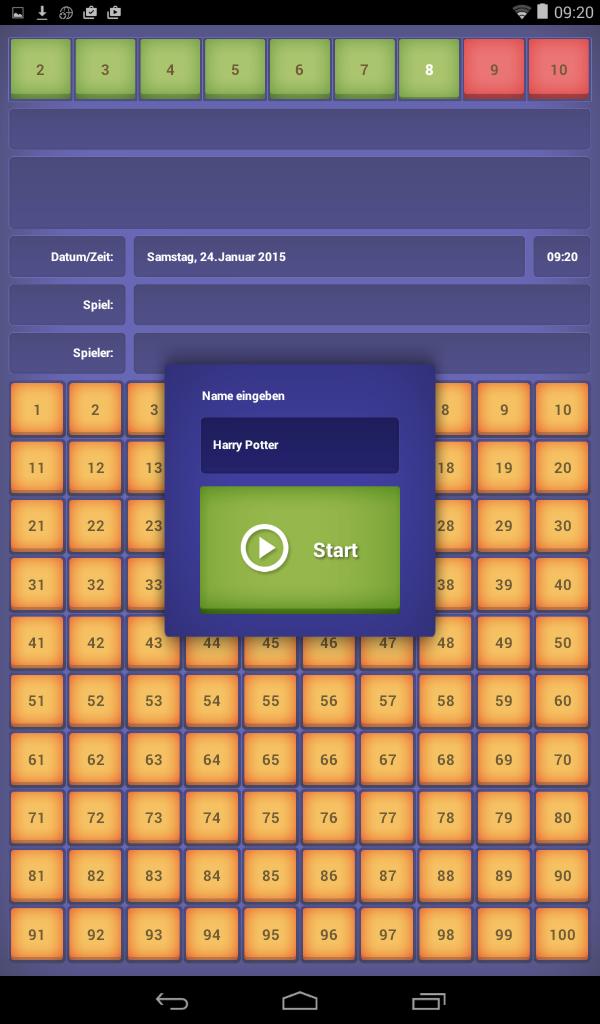 The Basic Table Trainer xmalx