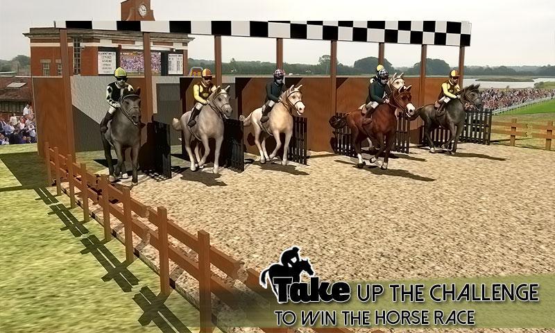 horse racing derby action