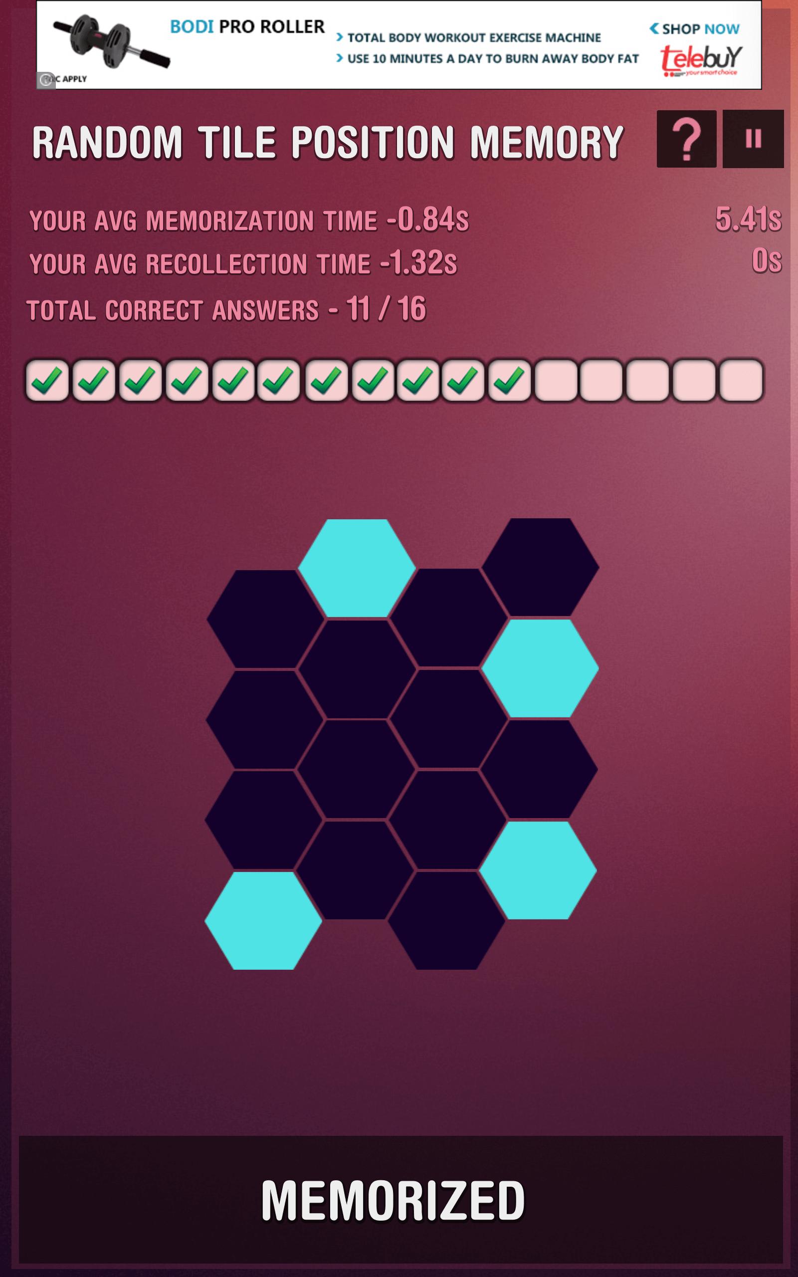 Memory Improvement Trainer