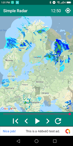 Simplest Weather Radar