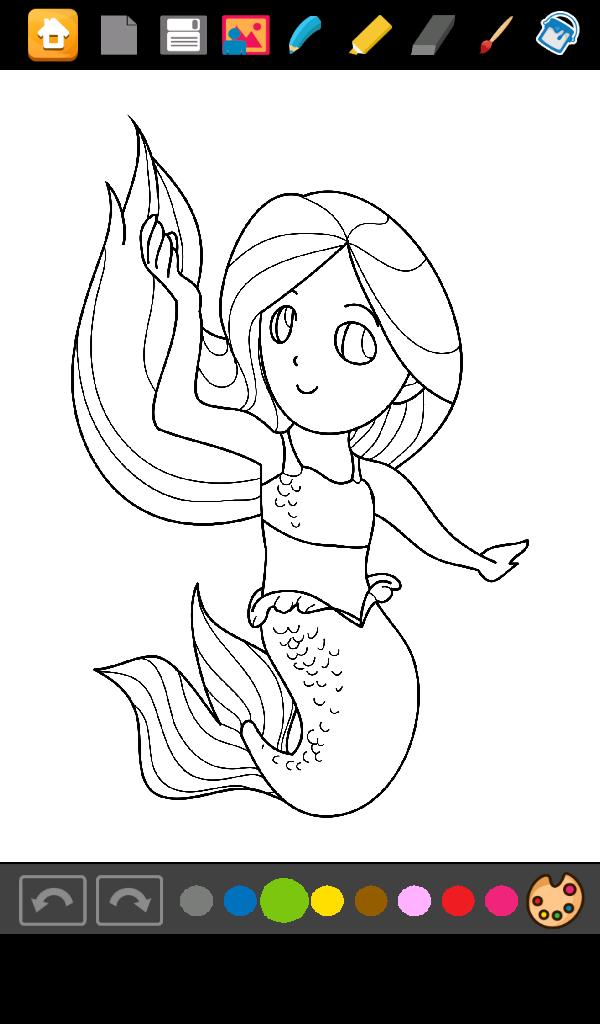 Mermaids Coloring Games