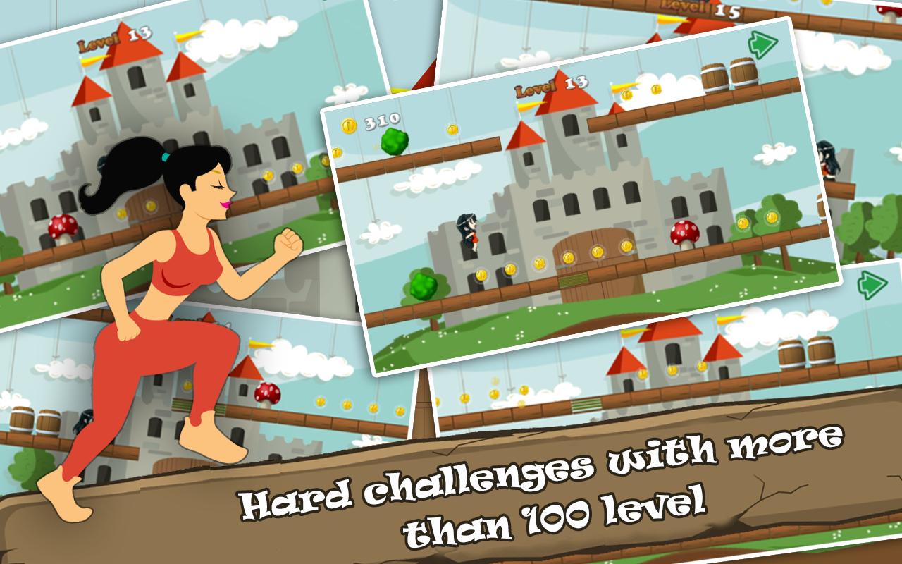 Subway Girl Castle Run