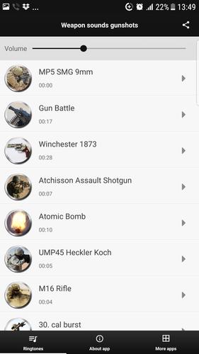 Weapon Sounds Gunshots