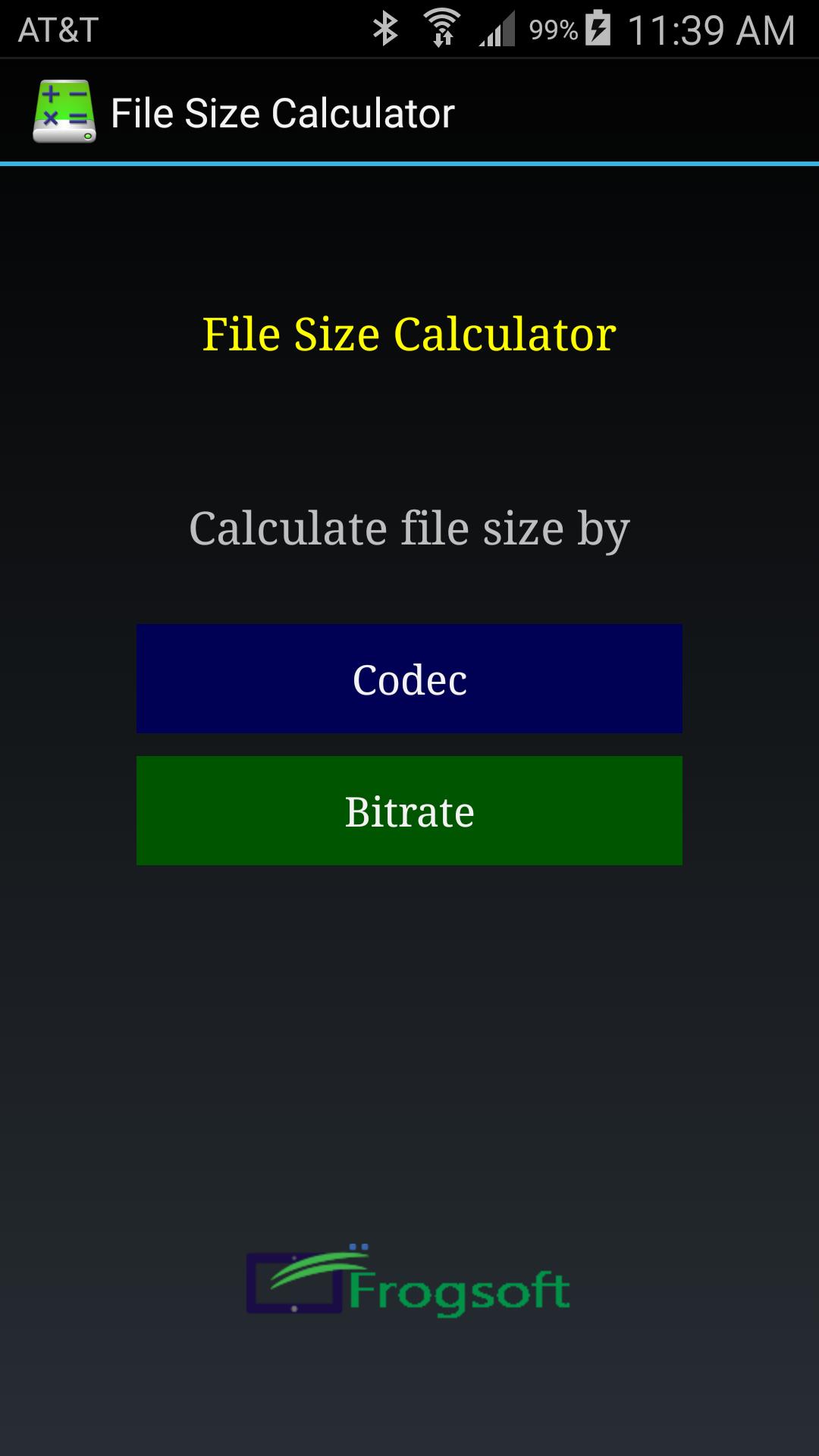 File Size Calculator