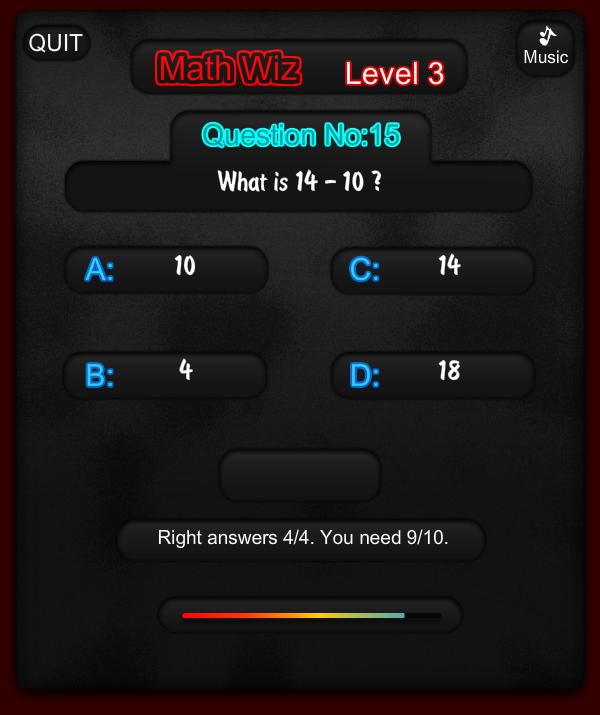 Math Wiz Subtraction!