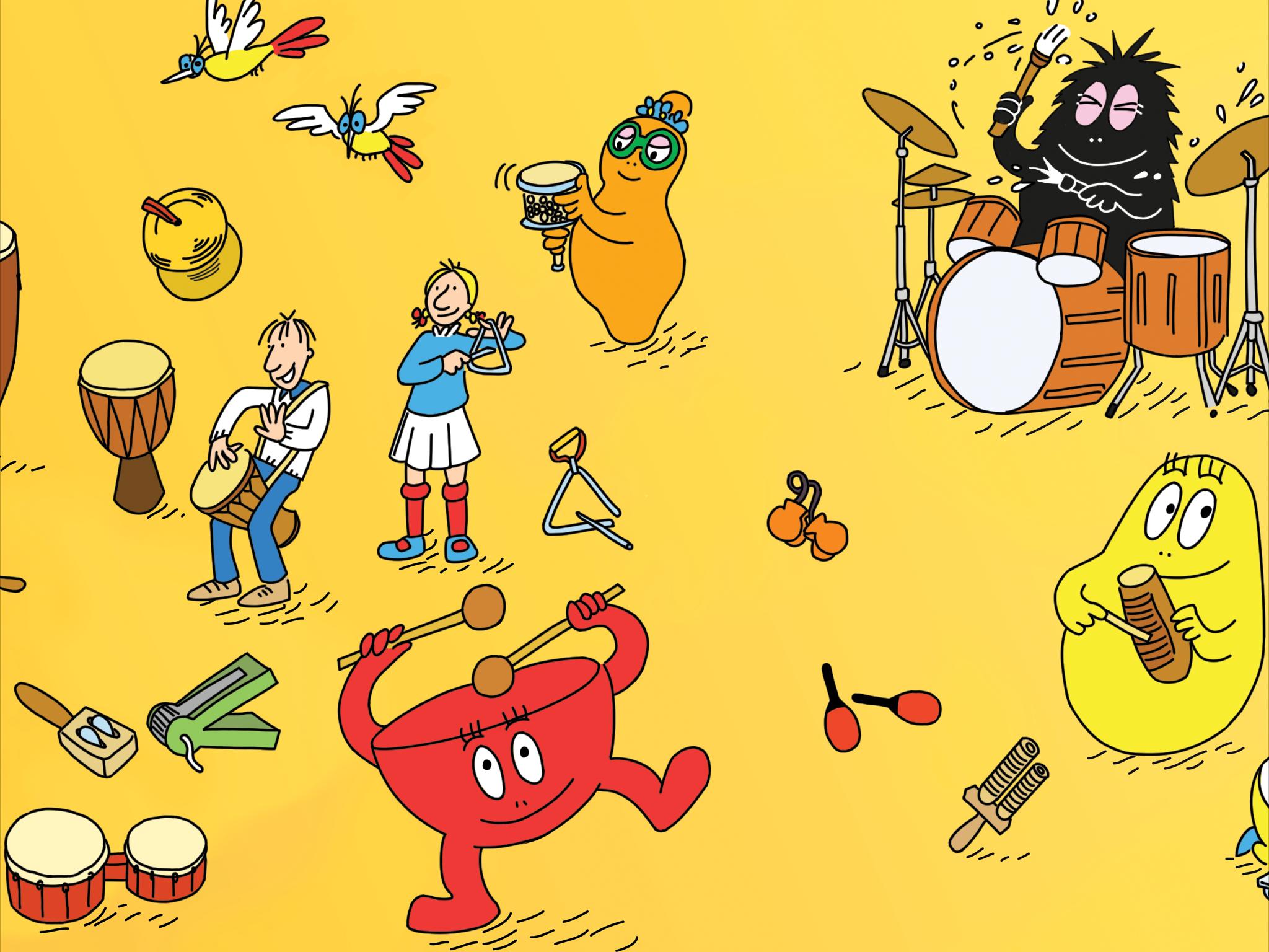 Barbapapa musical instruments