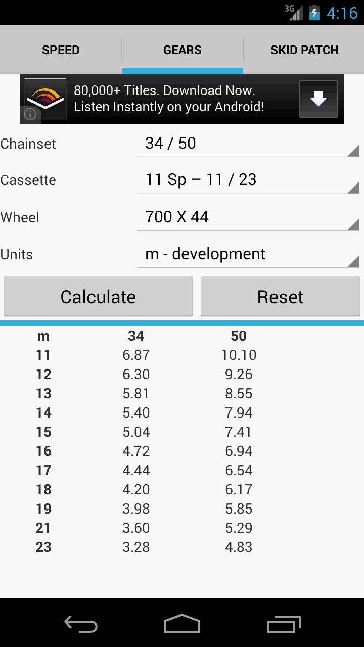 Cycalculator