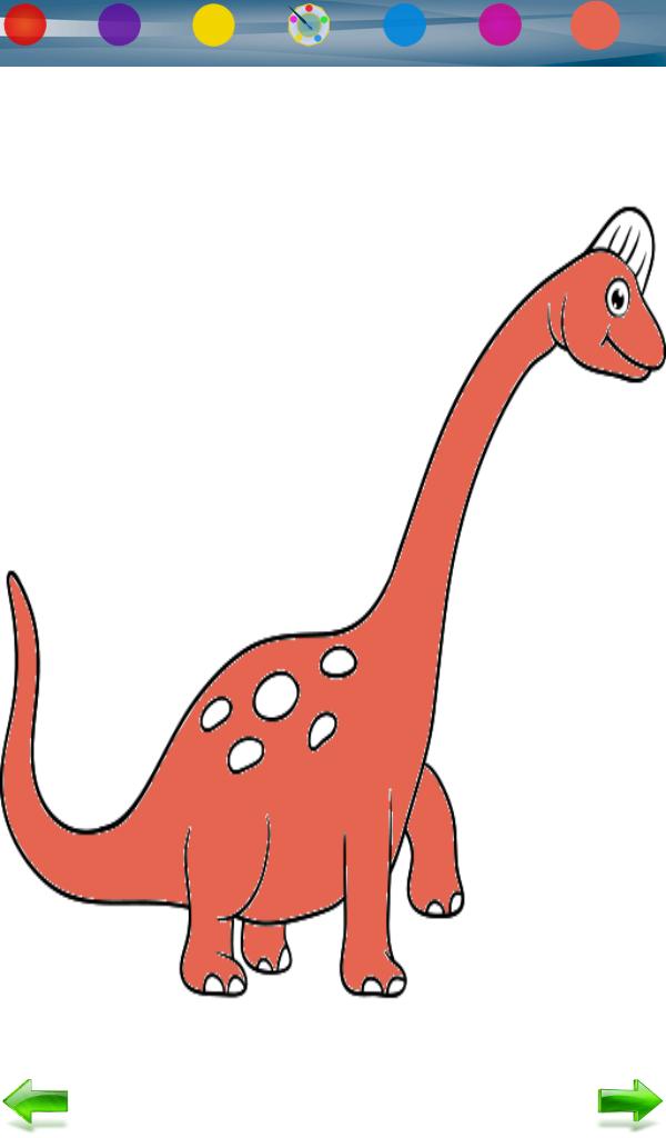 Dinosaurs coloring game