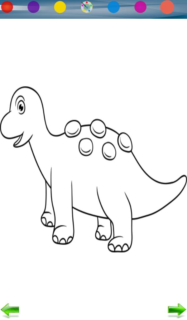 Dinosaurs coloring game