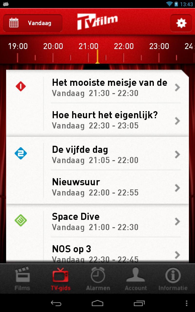 TVFilm, TV- en Filmgids Wekker